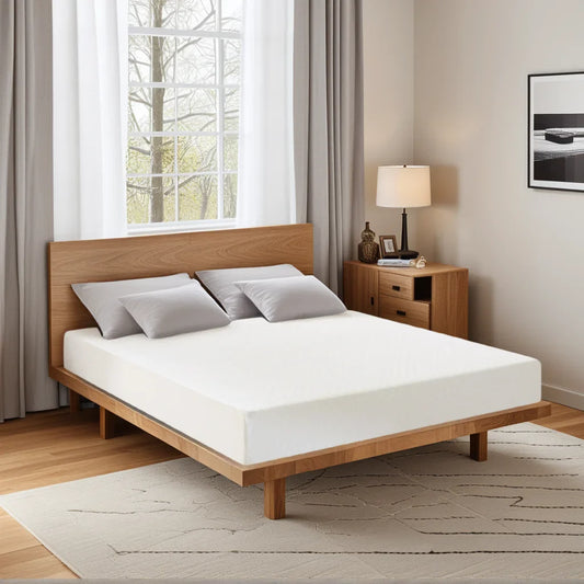 SESSLIFE 10 inch Memory Foam Mattress, Queen Cooling Gel Green Tea Memory Foam Mattress in a Box, Medium-Firm, CertiPUR-US Certified, Sleep Support & Back Pain Relie