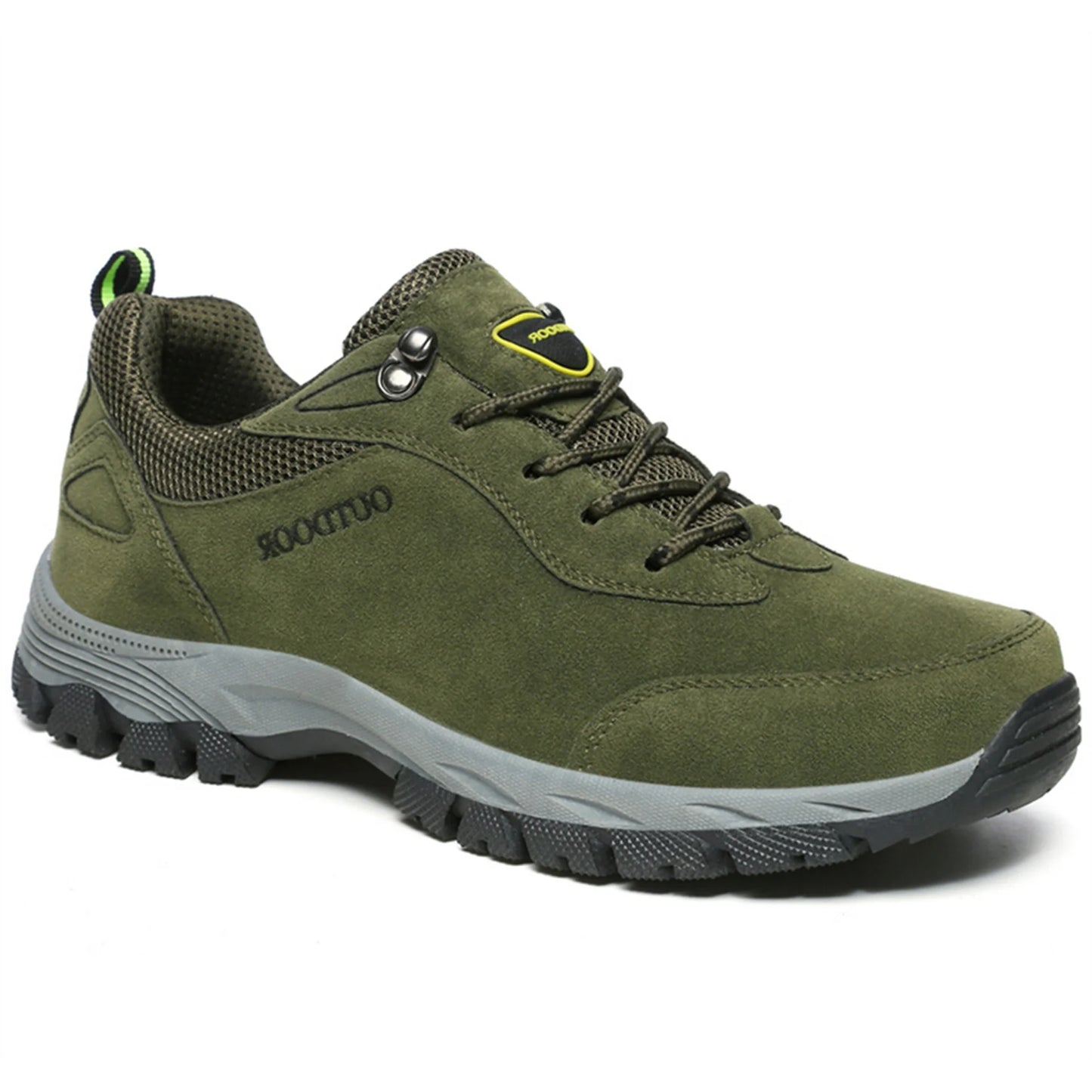 HAOSHIDUO Men's Hiking Shoes Low-Top Waterproof Non-Slip Trekking Trails Sports Shoes Size 7.5