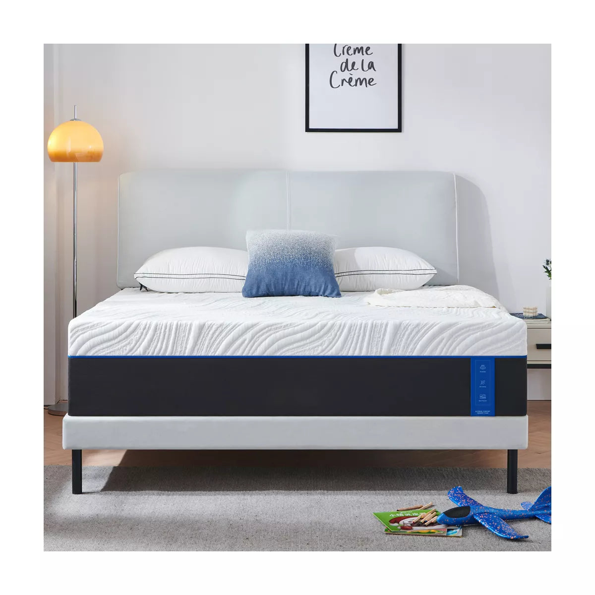 Wuleitex 14 Inch Memory Foam Mattress in a Box for Cooler Sleep Supportive & Pressure Relief