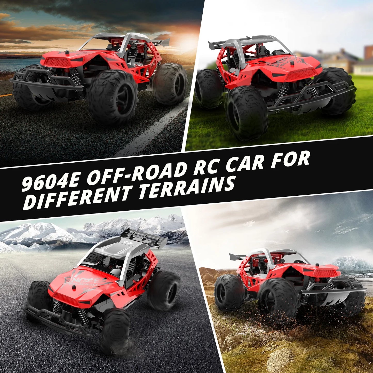 JoyStone Remote Control Car for Kids, Electric Monster Truck Off-Road Vehicle High-Speed RC Car 2.4GHz 15+ mph 1:20 Scale Toys Gifts for Children