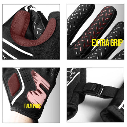 JASCOPRO Baseball Batting Gloves for Youth, L Size, 1 Pair, Black