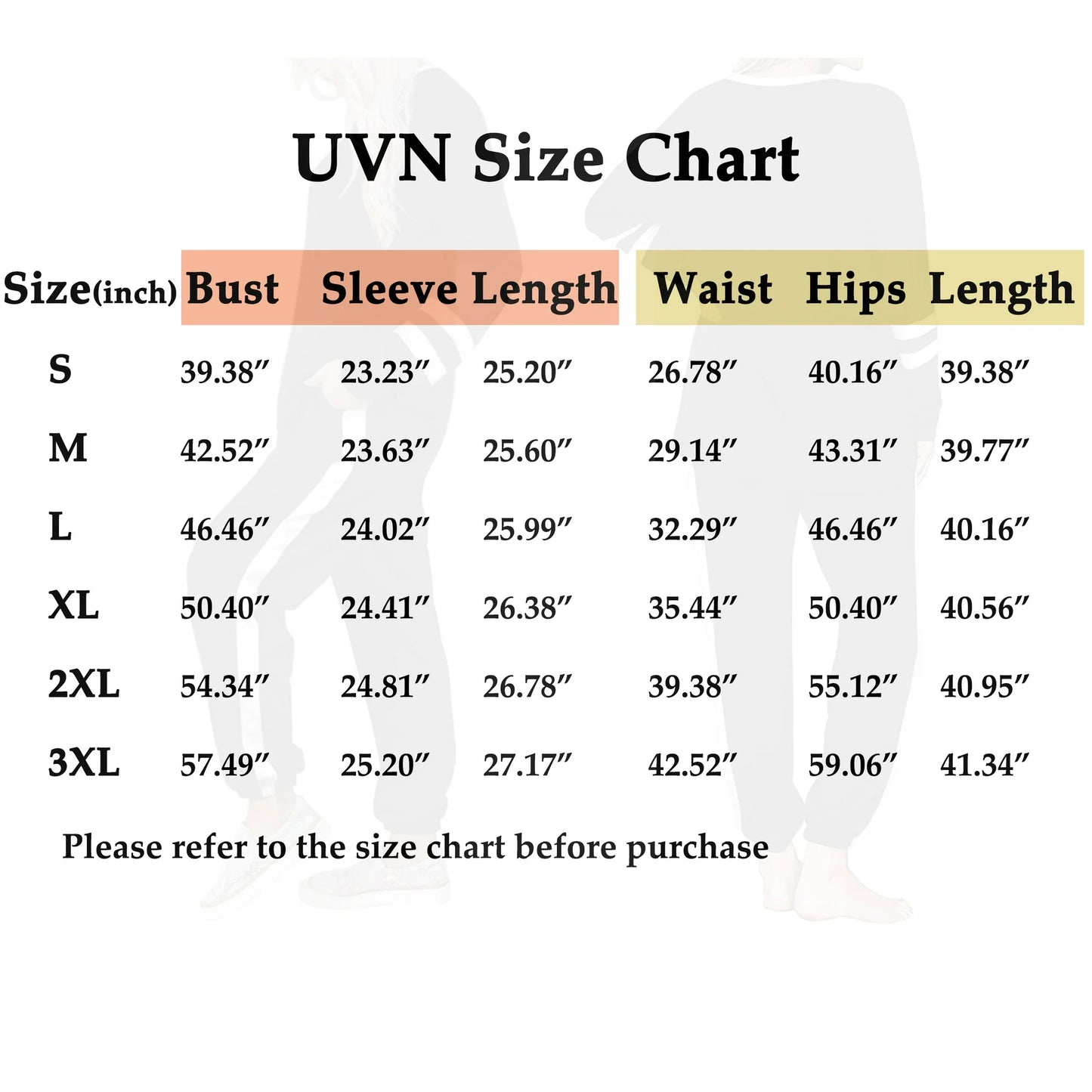 UVN Sweatsuits Womens 2pcs Sets Jogger Set Casual 2 Piece Outfit Striped Sweatshirts Long Tracksuits