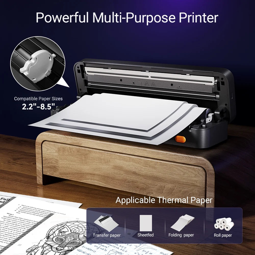 Tattoo Printer,SINGES Tattoo Stencil Printer with 20pcs Transfer Paper,Thermal Tattoo Machine for Tattooing, Black