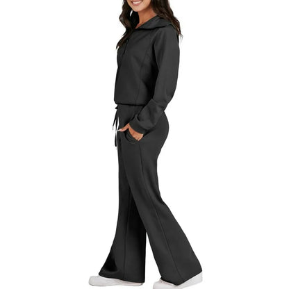 UVN Outfit Sets for Women 2 Piece Sets Winter Casual Tracksuit Long Sleeve Lounge Set Outfits with Pockets