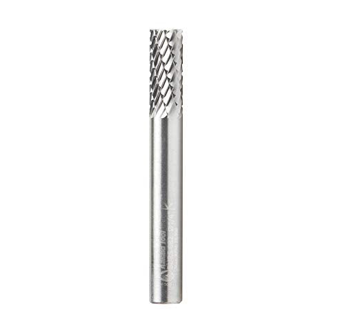 - BURS-082 Solid Carbide Cylindrical Shape with End Cut 1/4 Dia x 5/8 x 1/4 Sha