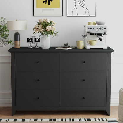 TrumanPick Black Dresser for Bedroom 5 Drawer Dresser Chest of Drawers for Bedroom Living Room Clost