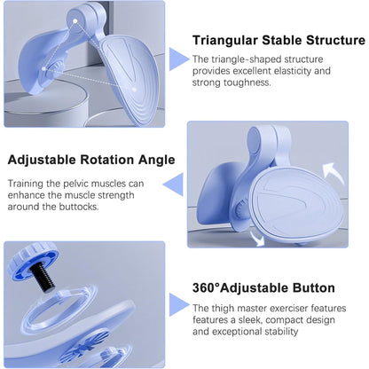 Syedee Thigh Master Hip Trainer Kegel Exerciser, Pelvic Floor Trainer for Postpartum Rehabilitation, Inner Thigh Trimmer, Toner Workout