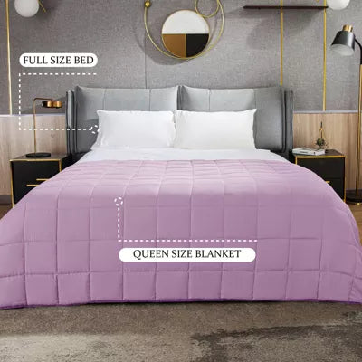 Inhand Weighted Blanket (King 80"x87") - Cooling Heavy Blanket with Glass Beads - All-Season Breathable Soft Comfort Microfiber Blanket