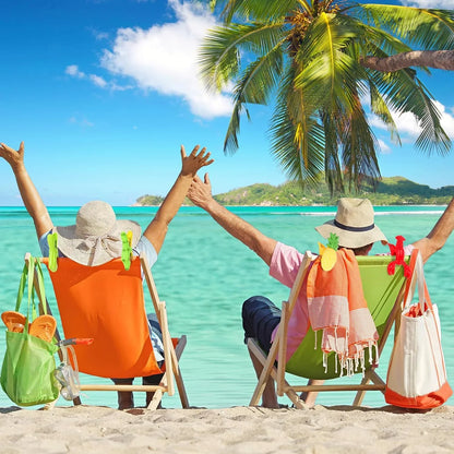 Beach Towel Clips Chair Clips Towel Holder, Large Plastic Laundry Clothespin Set Hanging Clip Clamps - Creative 4 Pack