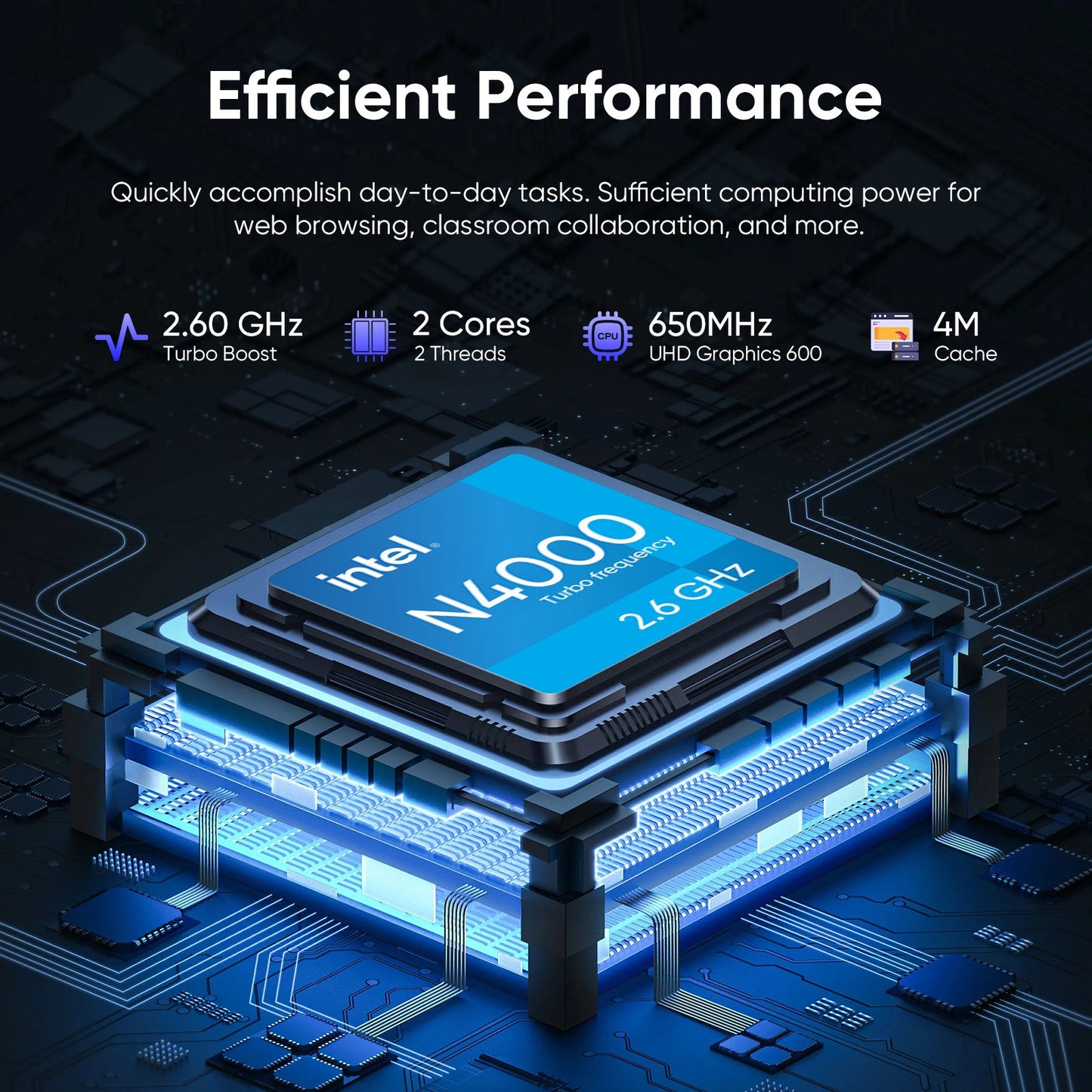15.6"Laptop Computer,8GB RAM 256GB SSD,Windows 11 Pro Bussiness NoteBook PC,MS Office 2024,Intel Celeron N4000(up to 2.6GHz) 100% sRGB Screen,2.4G/5G Dual Band WiFi