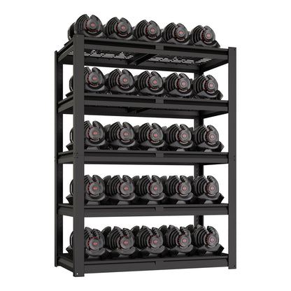 TrumanPick Metal Storage Shelves-40"W x 20"D x 60"H Wire Shelving unit Garage Storage Rack Heavy Duty Industrial Shelving, 1 Pack