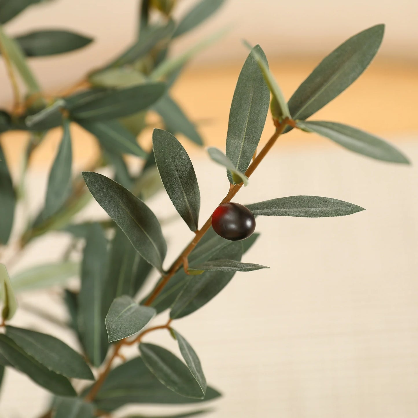 6ft Fake Plastic Olive Tree in Pot, Pre Potted Faux Greenry Plant for Home Decor Office House Living Room Indoor Outdoor, Big Fake Plants Fake House Plants
