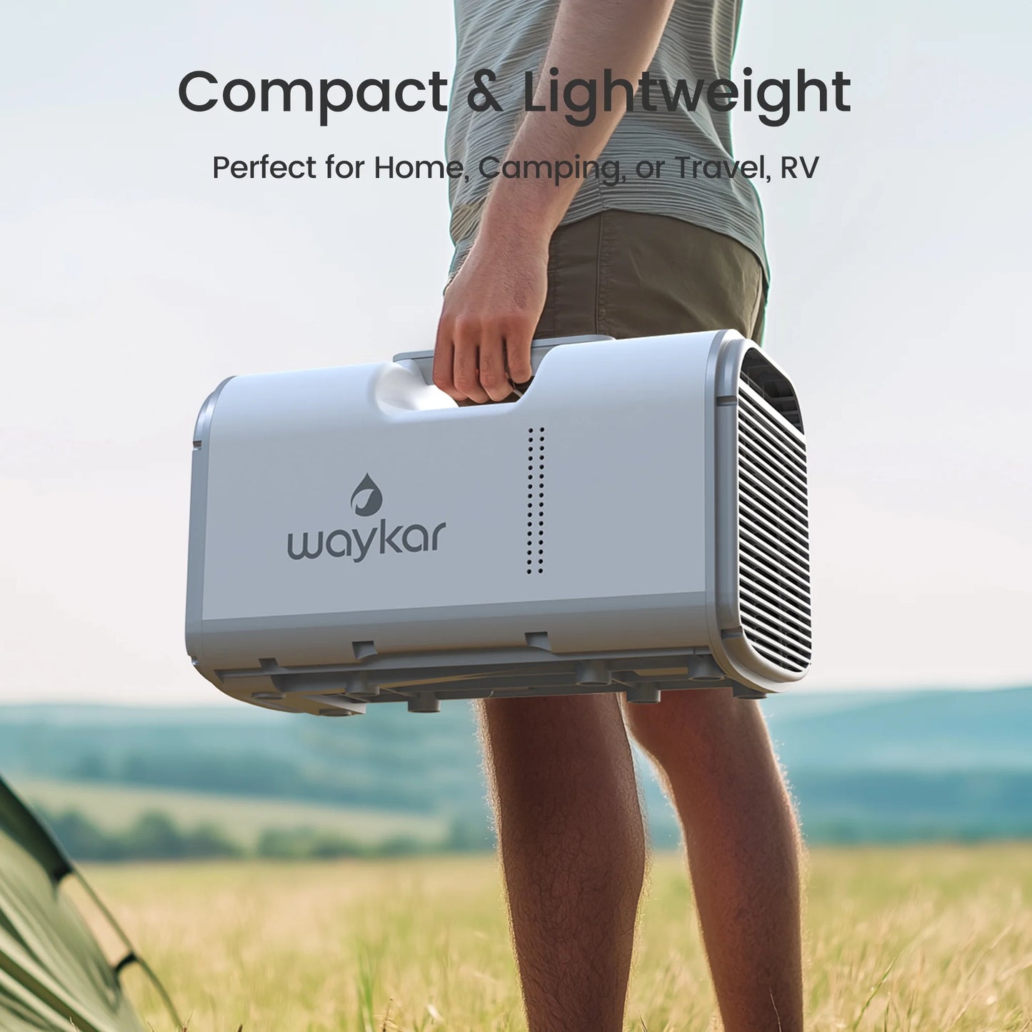 Sitvon 4500BTU Portable Air Conditioner for Tent, Camping, RV, 130 Sq. Ft., Low Noise, Remote Control