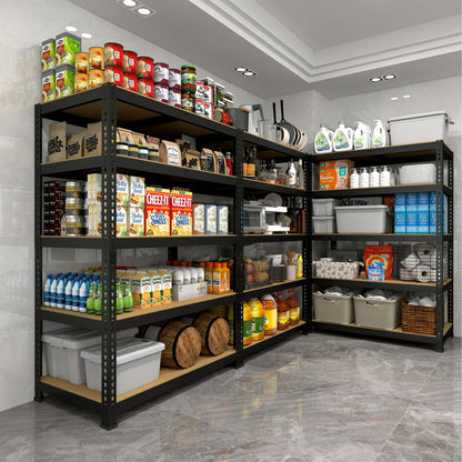 Prilinex Storage Shelves Metal 5 Tier Garage Shelving Heavy Duty 32"W x 16"D x 63"H Adjustable Shelving Unit for Garage Utility Rack Shelf for Basement Pantry Closet