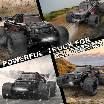 1/14 Brushless RC Cars for Adults, 50 MPH RC Truck 4wd Offroad Waterproof, Electric Powered High Speed RC Car, All Terrain RC Truggy for Snow,Sand & Mud