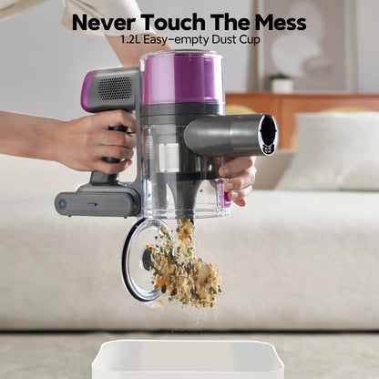 Mixfun Cordless Stick Vacuum Cleaner Lightweight for Pet Hair Led Display Screen M600 New