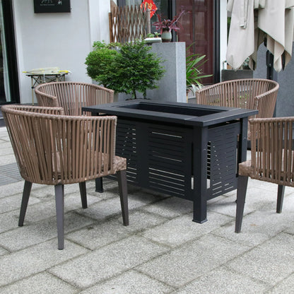 FIRE PIT MULTIFUNCTIONAL CHINESE HIBACHI COOKING TEA BBQ GRILL PATIO GRILL STOVE TABLE OUTDOOR FURNITURE HEATING PATIO