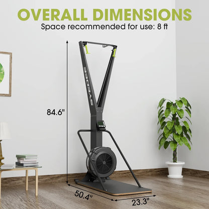 syedee Ski Exercise Machine, Indoor Aerobic Exercise Machine, Ski Equipment, Indoor Aerobic Wind Resistance, Home Gym Machine