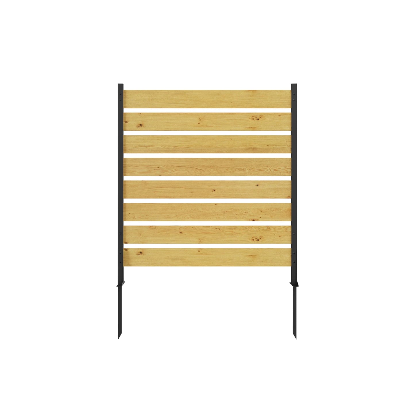 Prilinex 55"H x 38.5"W (2 Panels) Cedar Wood Privacy Screen outdoor fence privacy screen for Pool Equipment Enclosure Trash Can Enclosures Air Conditioner Fence