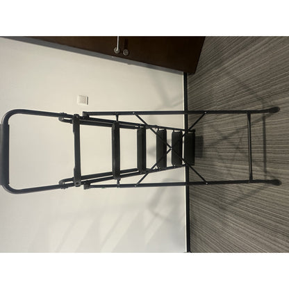 PhiloDeco 5 Step Ladder, Ladders for Home, Anti-Slip Pedals, Aluminum Step Stool Foldable, Lightweight to Move, Ease of Storage, Hold 300lbs - Black