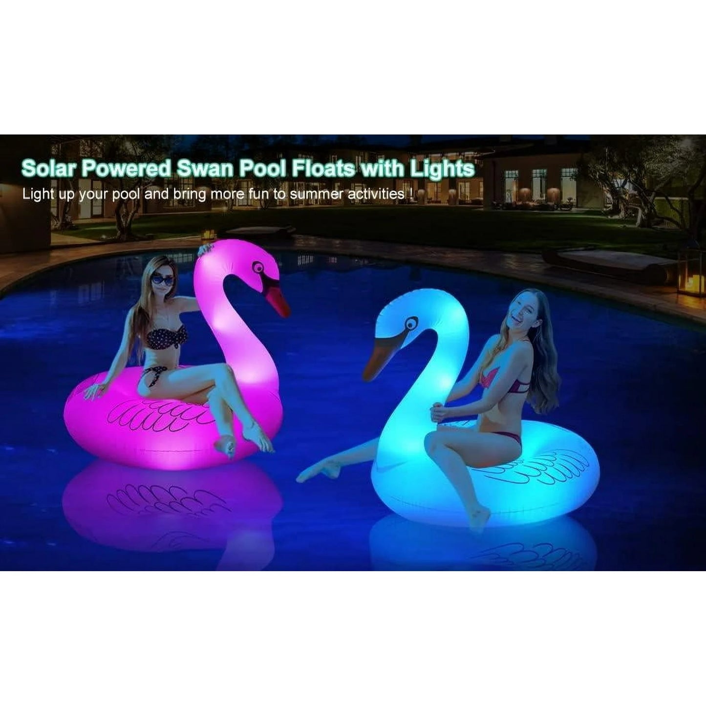 Kid Odyssey Solar Powered White Pool Float