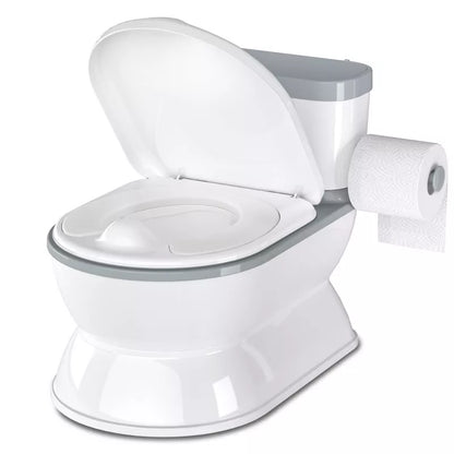BabyBond 2-in-1 Toddler Potty Training Toilet - Large Chair & Detachable Seat for Boys & Girls 1-3 yrs - Flushing Sound, Wipes Storage