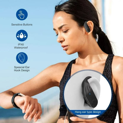 Wireless Earbuds, 60H Playback Bluetooth 5.3 Headphones,Noise Cancelling Wireless Headphones with LED Battery Display, Mics Clear Call, IPX6 Waterproof Bluetooth Earbuds for Workout Sports (BLACK)