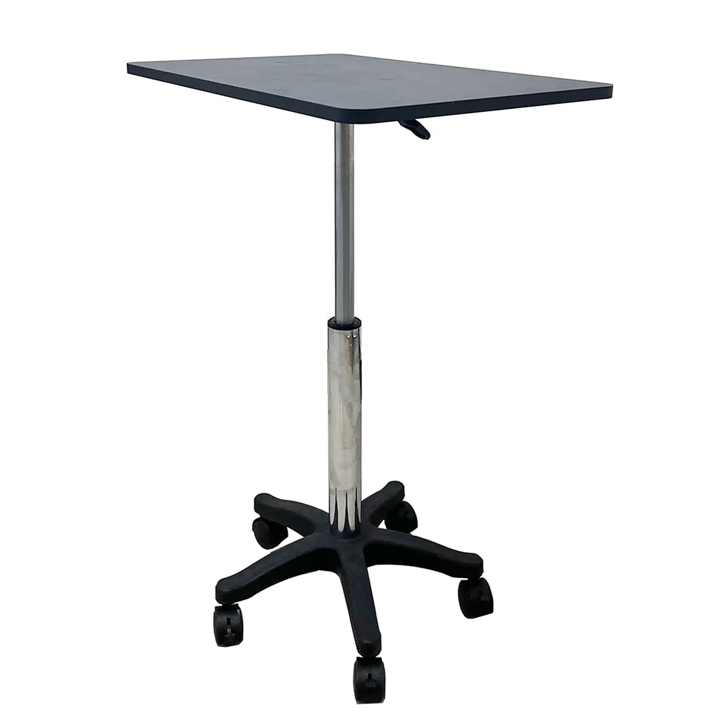 Susuzi Lap Desks with Lockable Wheels, Height AdjustablePortable Rolling Desk Table for for Small Spaces Bed Home Office
