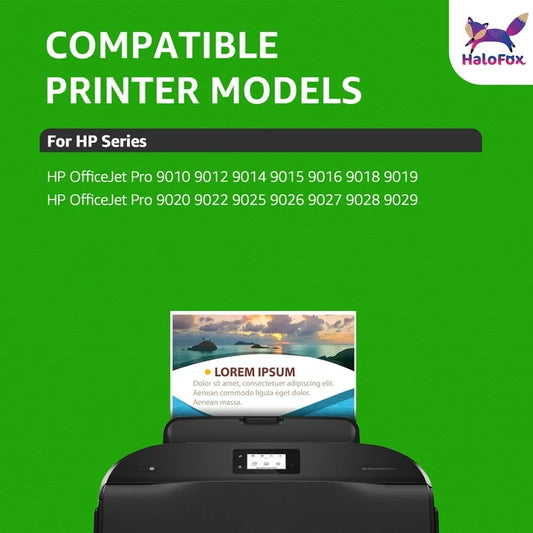 962XL Ink Cartridges Compatible with HP 962 XL OfficeJet Pro 9015 9025 9020 9010 9018 9012 9026 9019 9014 9027 (Black, Cyan, Magenta, Yellow) 4 Pack