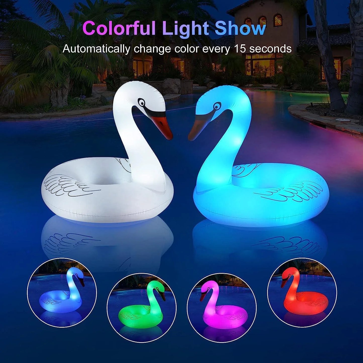 Kid Odyssey Solar Powered White Pool Float