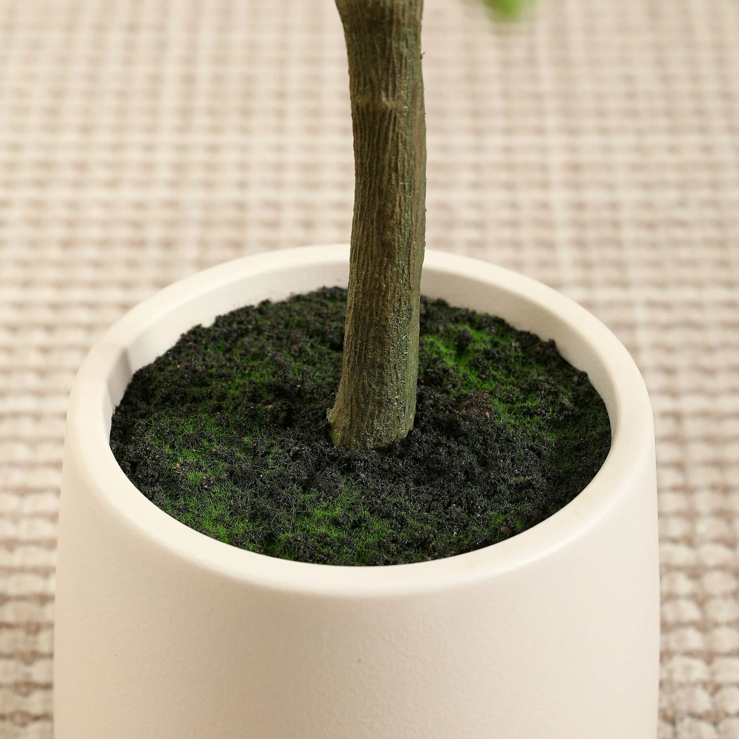 5ft Artificial Bougainvillea Tree with 9 inch White Planter, Tall Fake Bougainvillea Trees with Red Flowers, Faux Bougainvillea Silk Plants for Indoor, Plants for Home Decor