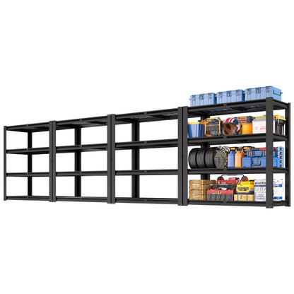 TrumanPick Metal Storage Shelves-40"W x 20"D x 60"H Wire Shelving unit Garage Storage Rack Heavy Duty Industrial Shelving, 1 Pack