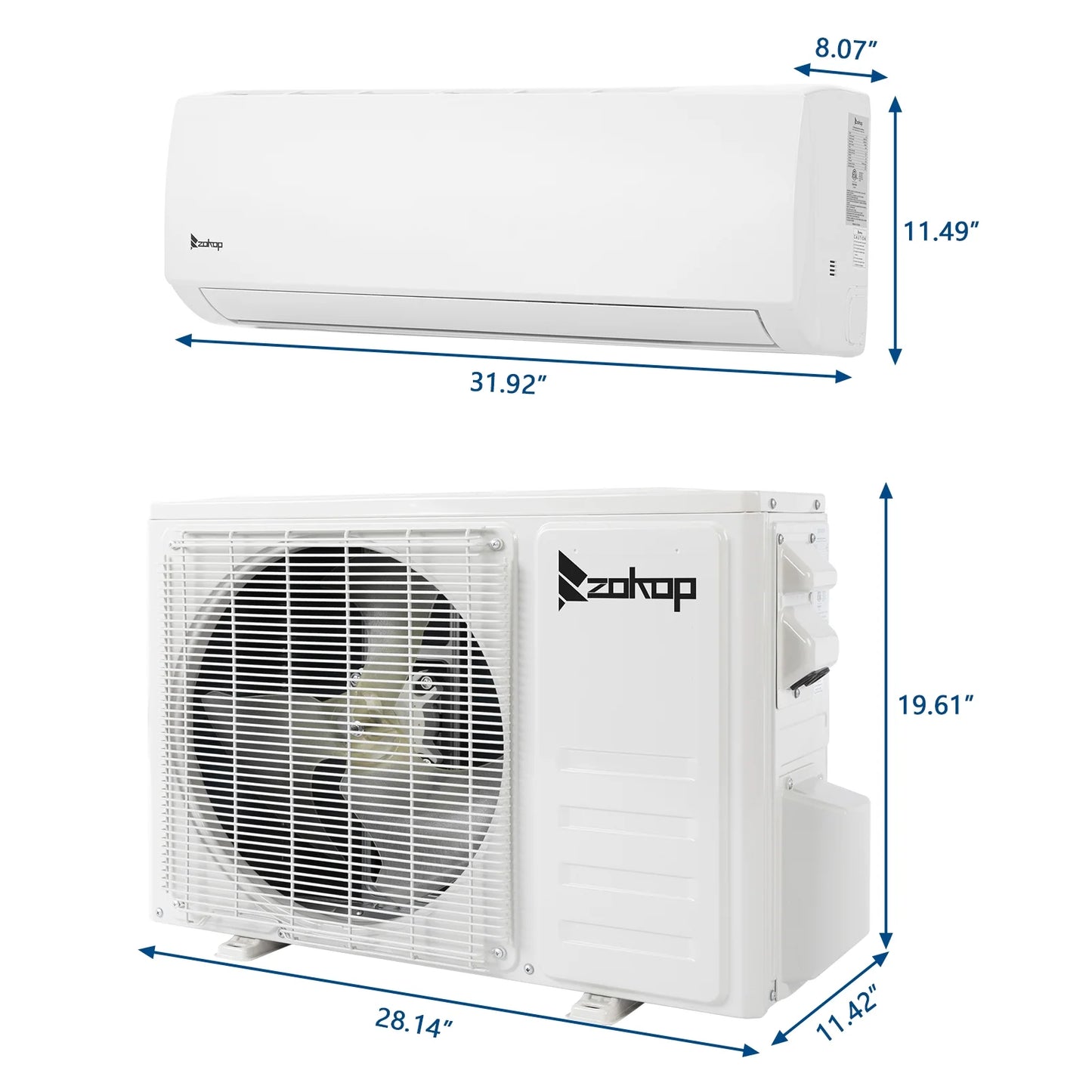 Ktaxon 24,000 BTU Single Zone Universal Floor/Ceiling Ductless Mini-Split System