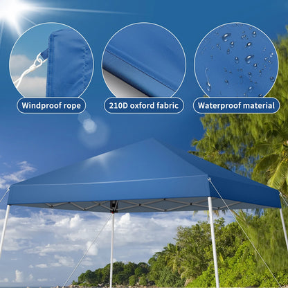 Ktaxon 6' x 6' Pop Up Wedding Party Commercial Tent Folding Gazebo Canopy