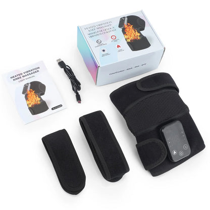 3 IN 1 Heated Vibration Shoulder Brace Support,Heating Vibration Massage Protector Shoulder Strap,Shoulder Massager,Relieve Shoulder Muscle Pain Gift