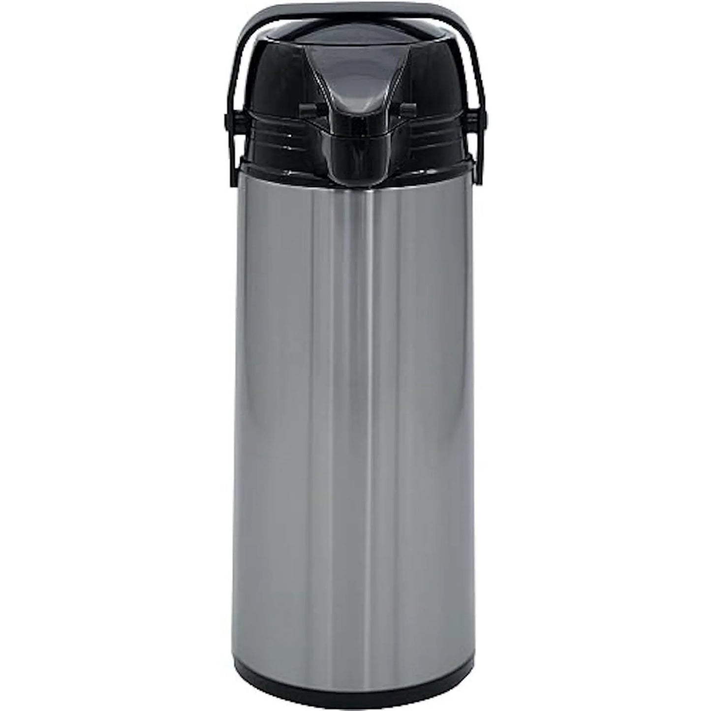74 Oz Airpot Coffee Dispenser with Pump, Insulated Thermal Coffee Carafe - Stainless Steel Hot Beverage Dispenser - Thermos Urn for Hot/Cold Water, Drink Dispenser for Parties (Stainless Steel)