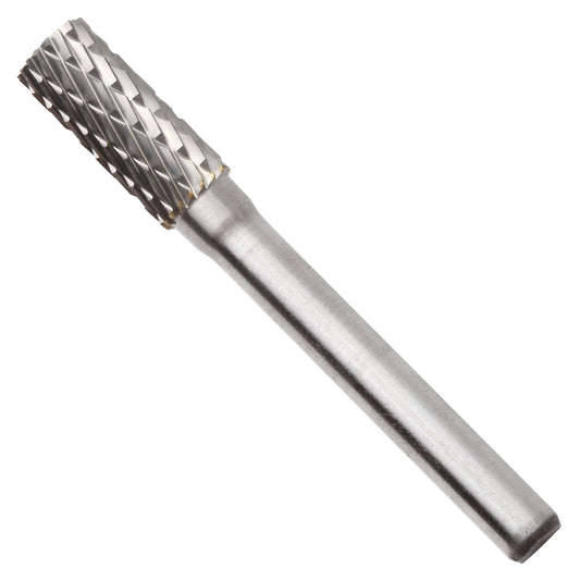 Tungsten Carbide Rotary Drill Bit, Type A Shank Diameter 6-10mm A0616 ¨C Double-Cut Carbide Drill bits for die Grinders, Metalworking Suitable for Metal, Wood, Plastic and Stone (Type A 8mm)