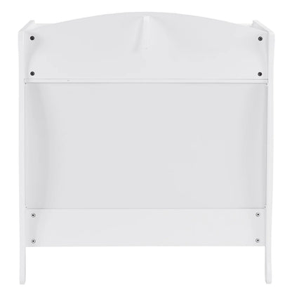 Sesslife Infant Changing Station with 3 Drawers, Baby Dresser With Changing Table Top for Nursery, Easy Assembly (White)