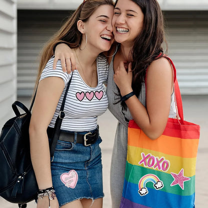 18Pcs Preppy Patches Pink Iron on Patches Cute Love Repair Decorative Patch for Clothing Design Backpack Jackets Hats Jeans Shirt DIY Craft Decorations