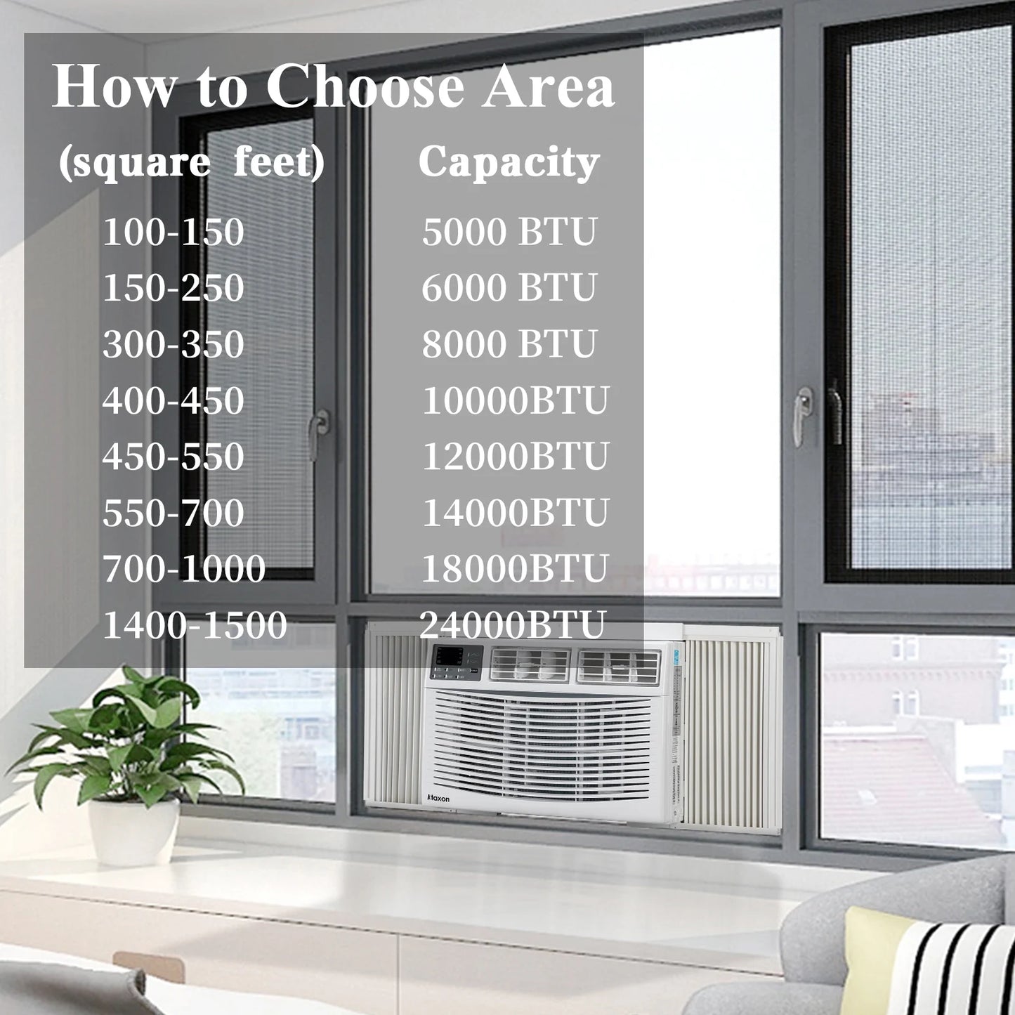 Ktaxon 12000BTU 110V Window Air Conditioner With WIFI And Remote, White