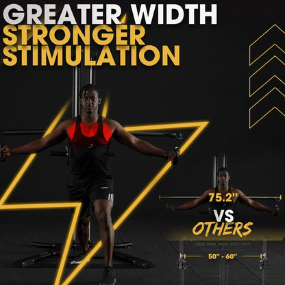 syedee Functional Trainer, Cable Crossover Machine with Dual Cable Cross with 900LBS Weight Capacity, 3D Full Motion for Cable Training