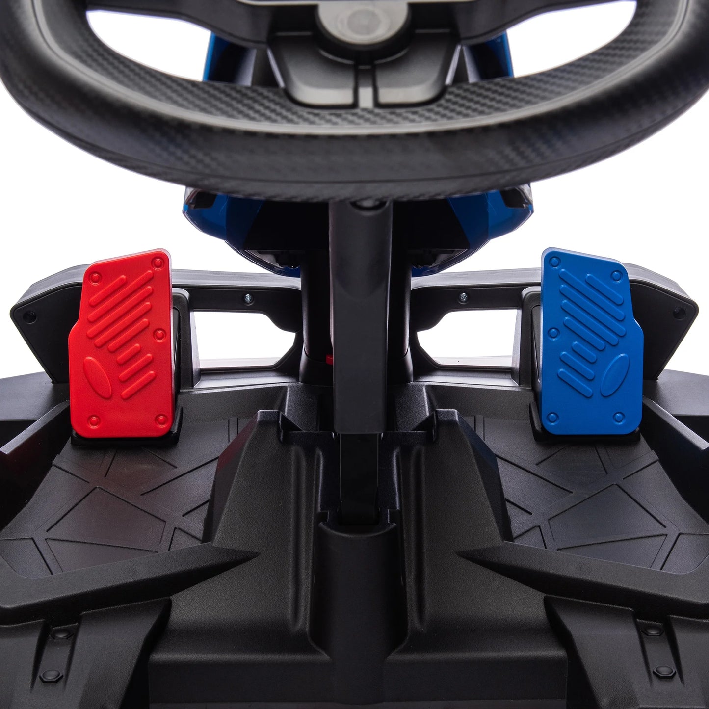 Licensed BMW Electric Go-Kart for Kids, Outdoor Karting, 24V 9AH Battery 400W Motors, with Flag, Ride on Toys 6+