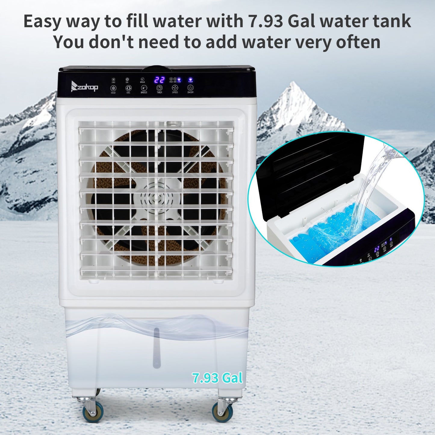 Ktaxon Tower Fans for Home, 36" Standing Floor Fan with Remote, 90° Oscillating Fan, 24 ft/s High Velocity, LED Display, 4 Speeds, 4 Modes, 8H Timer, Quiet Bedroom Fan