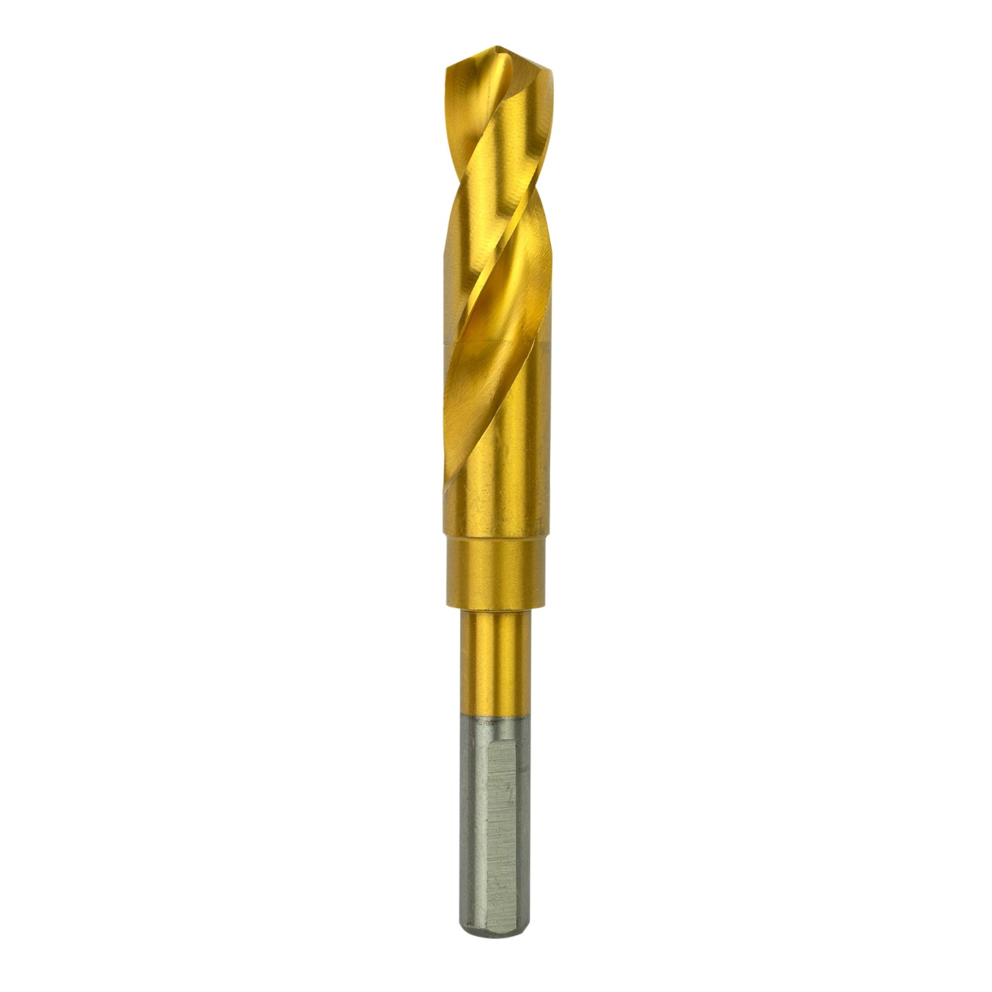 Tools 3/4 Inch Reduced Shank Drill Bit, 1/2 3-Flat Shank, High Speed Steel with Industrial Titanium Coating, Drill Bit for Steel, Iron, Wood, Plastic (3/4 x 6 RS)