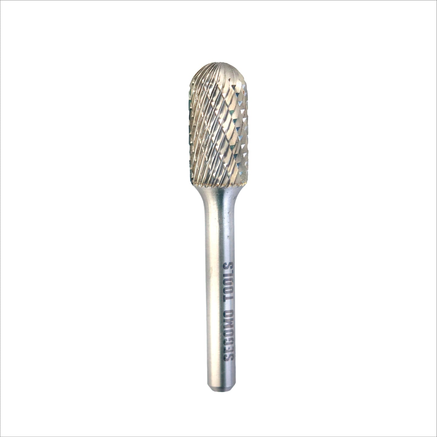Segomo Tools SC-3, 1/4 Inch Shank, 3/4 Inch Cutting Length Double Cut Rotary Tungsten Carbide Burr For Grinding, Metal Deburring, Carving, Drilling, Engraving (1 Piece) - CBSC3DC