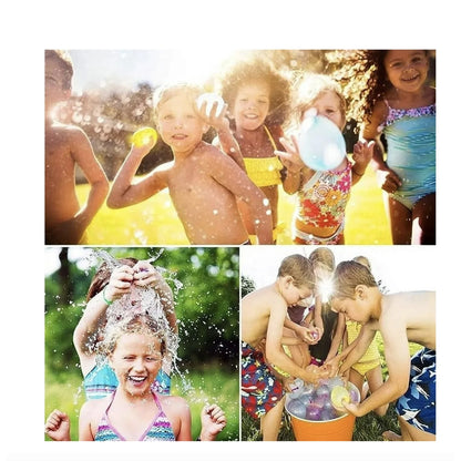 TGCUR Water Balloons, 333Pcs Quick Fill for Summer Party Self Sealing Mix Color