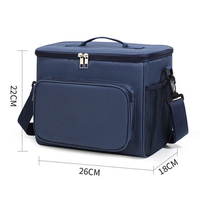 TRANSLINK Large Lunch Bag for Adult Men Women Insulated Lunch Box Leakproof Tote with Large Capacity,Black (10.5L)