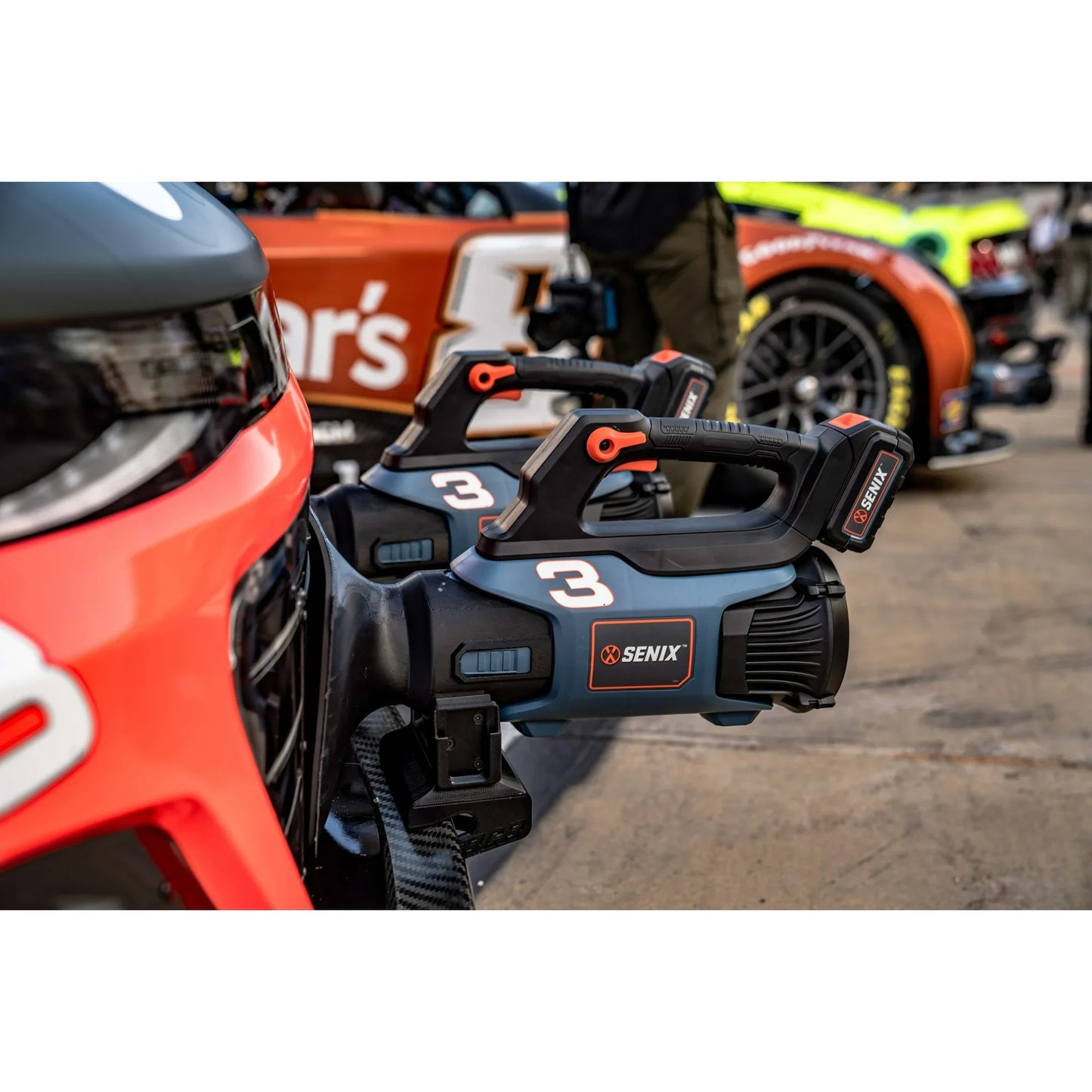 SENIX 20 Volt Max* Cordless Leaf Blower, Variable Speed, Lightweight, Up to 350 CFM and 80 MPH, (Battery and Charger Included) BLAX2-M