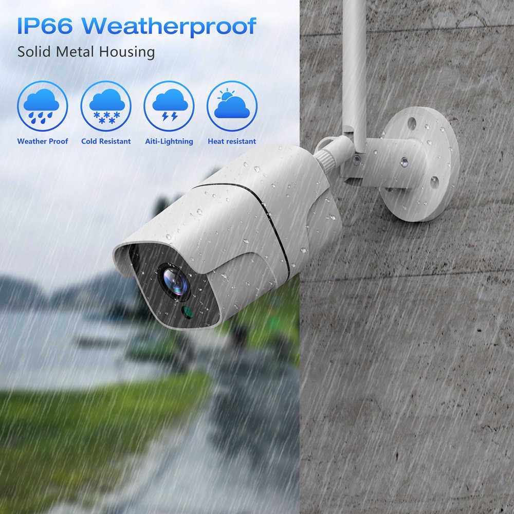 Toguard 1080P Wired Security Camera System with 3TB Hard Drive, 8CH NVR Indoor/Outdoor