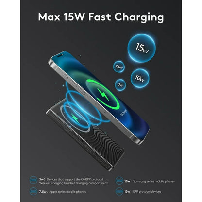 Magsafe Portable Charger, Magnetic Power Bank for iPhone , Ultra Slim 10000mAh Magnetic Wireless Portable Charger, 20W PD Fast Charging Compatible with iPhone 16/15/14/13/12 Pro Max Pro Plus